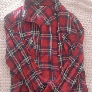 Red, White, and Blue Flannel